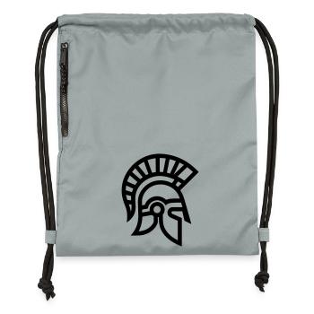 spartan - Sac à cordon en polyester recyclé - gris fer délavé - Devant