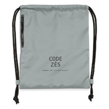 Antwerp: "Code Zès!" – Tech Dialect Shirt - Gymsac made from recycled material - mineral charcoal grey - Front