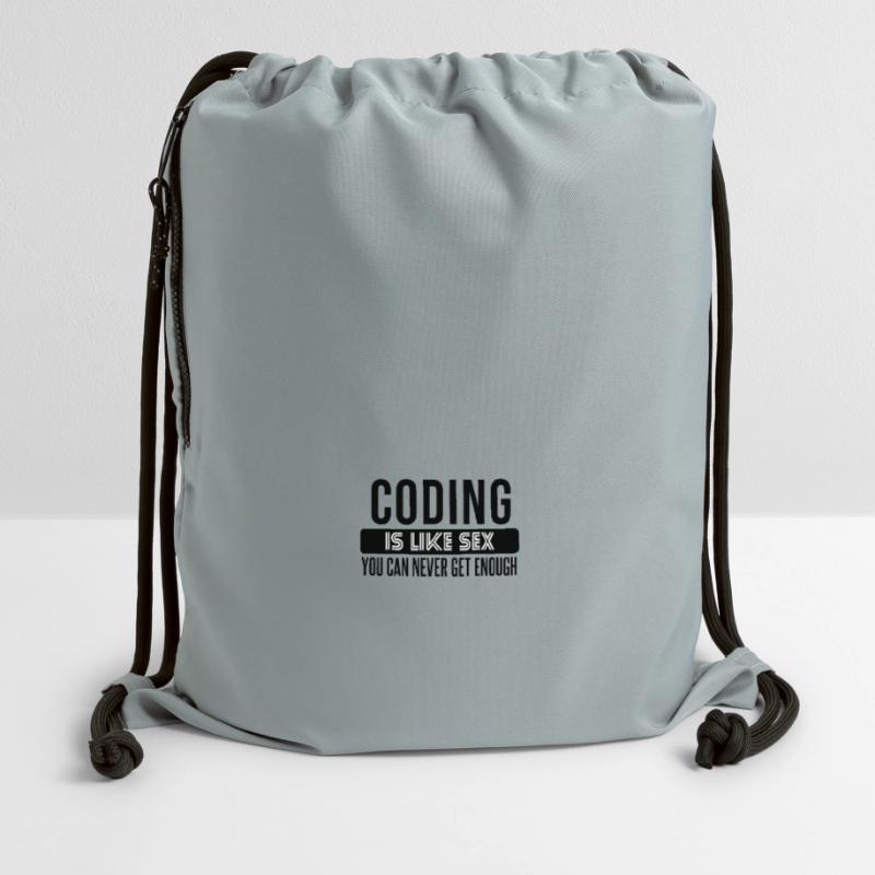 Coding Statement – Provocative Developer Design Gymsac made from recycled material