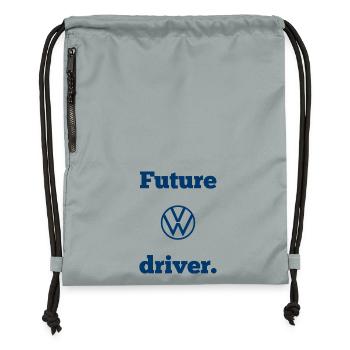Volkswagen VW Logo Mit Schriftzug Future Driver - Turnbeutel aus Recycling-Material - Steingrau mineral wash - Vorne