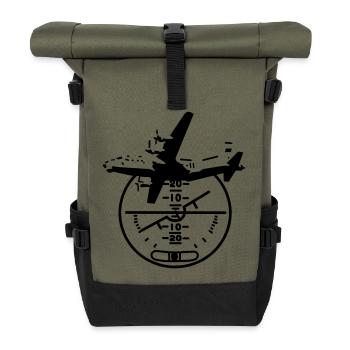 An-12 - Rolltop Rucksack - Olive/Schwarz - Vorne
