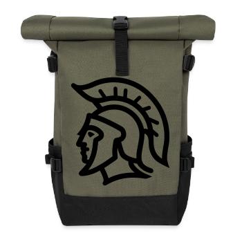 Spartan - Roll Top Backpack - olive/black - Front