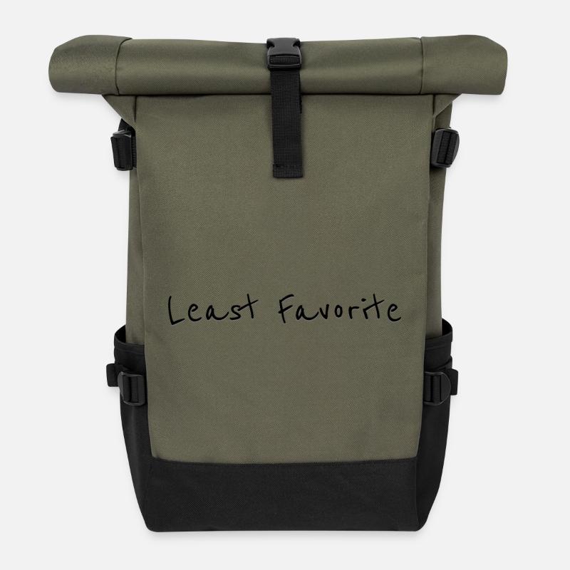 Least Favorite - Rolltop Rucksack - Olive/Schwarz