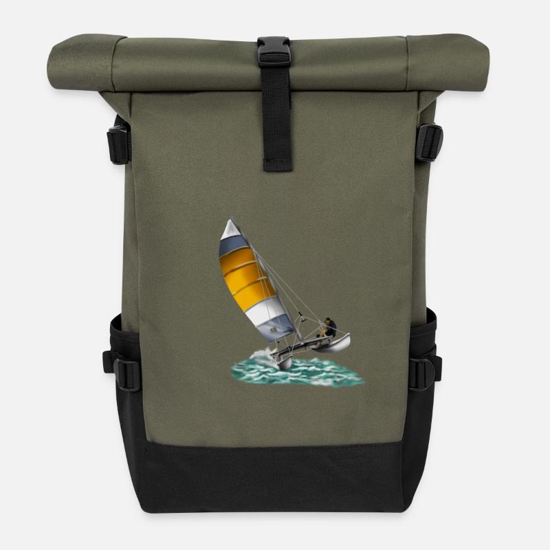 Katamaran - Rolltop Rucksack - Olive/Schwarz