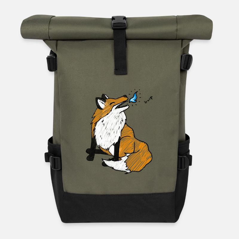 Rülps - Rolltop Rucksack - Olive/Schwarz