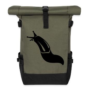 slug - Roll Top Backpack - olive/black - Front