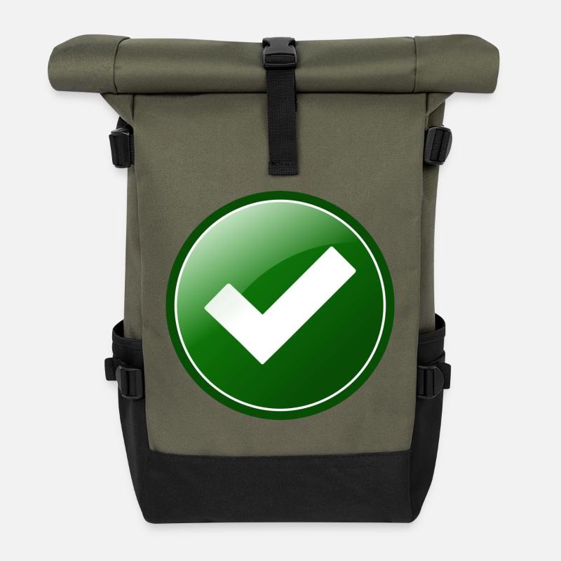 approved - Rolltop Rucksack - Olive/Schwarz