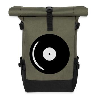 LP - Sac à dos roll top - olive/noir - Devant