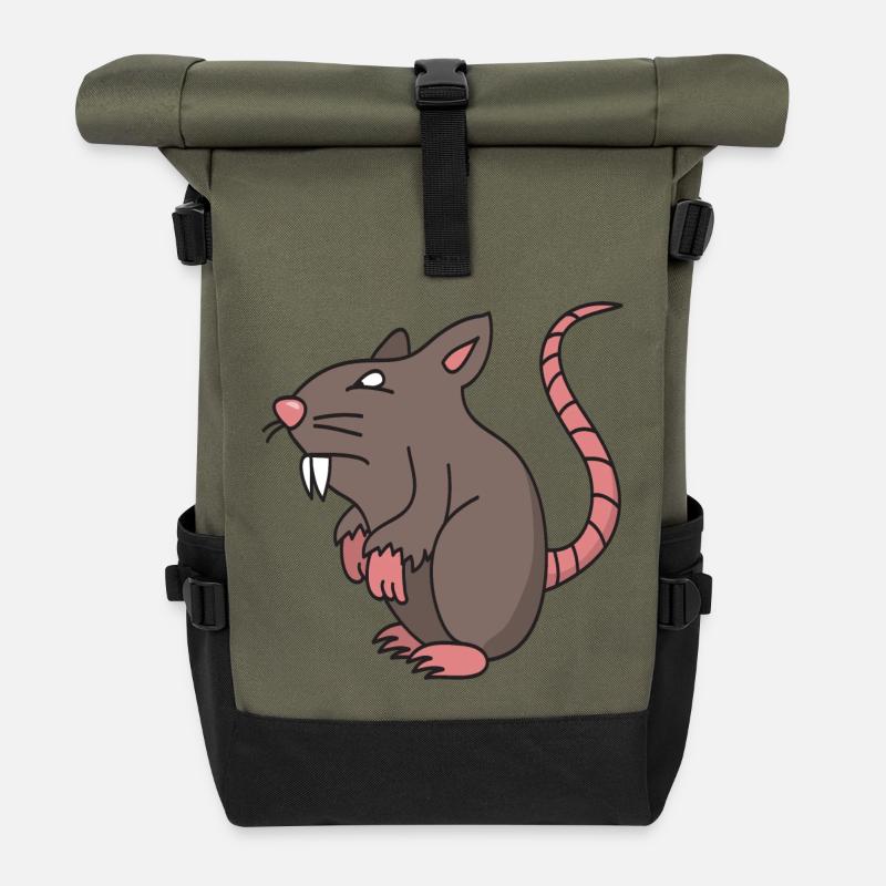 Ratte - Rolltop Rucksack - Olive/Schwarz
