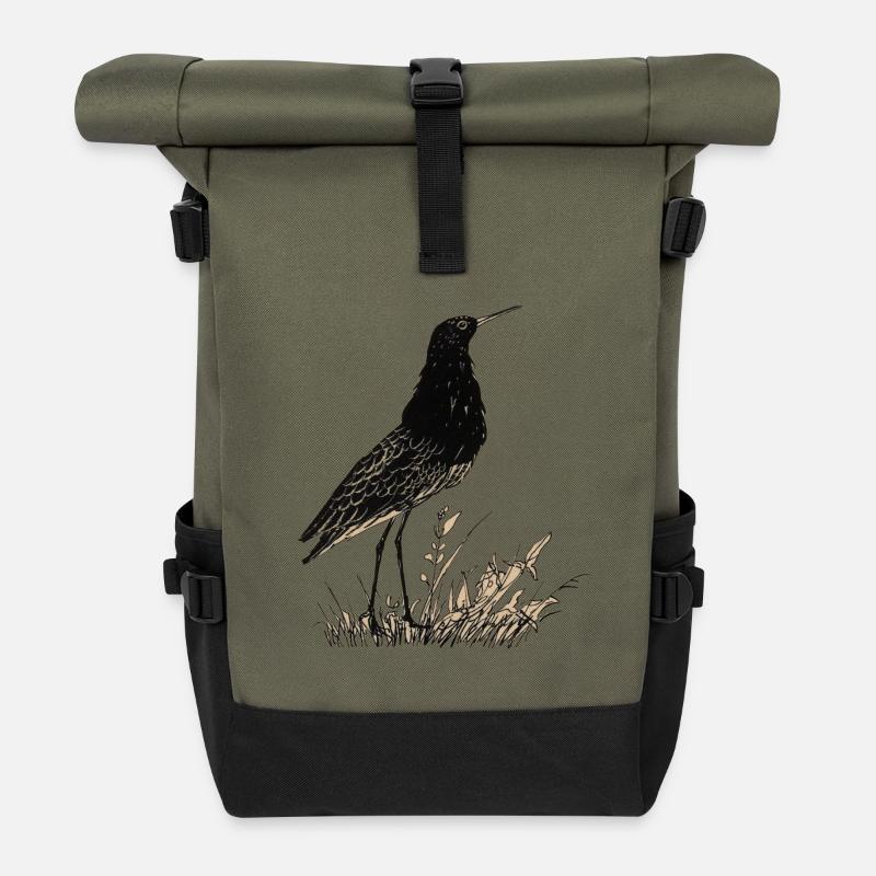 Vogel - Rolltop Rucksack - Olive/Schwarz
