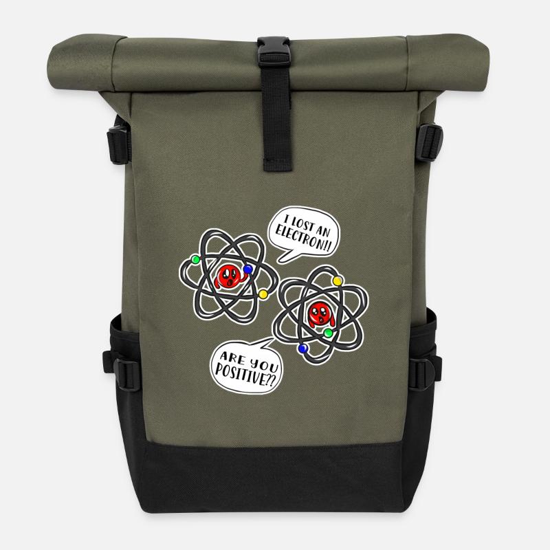 science - Sac à dos roll top - olive/noir