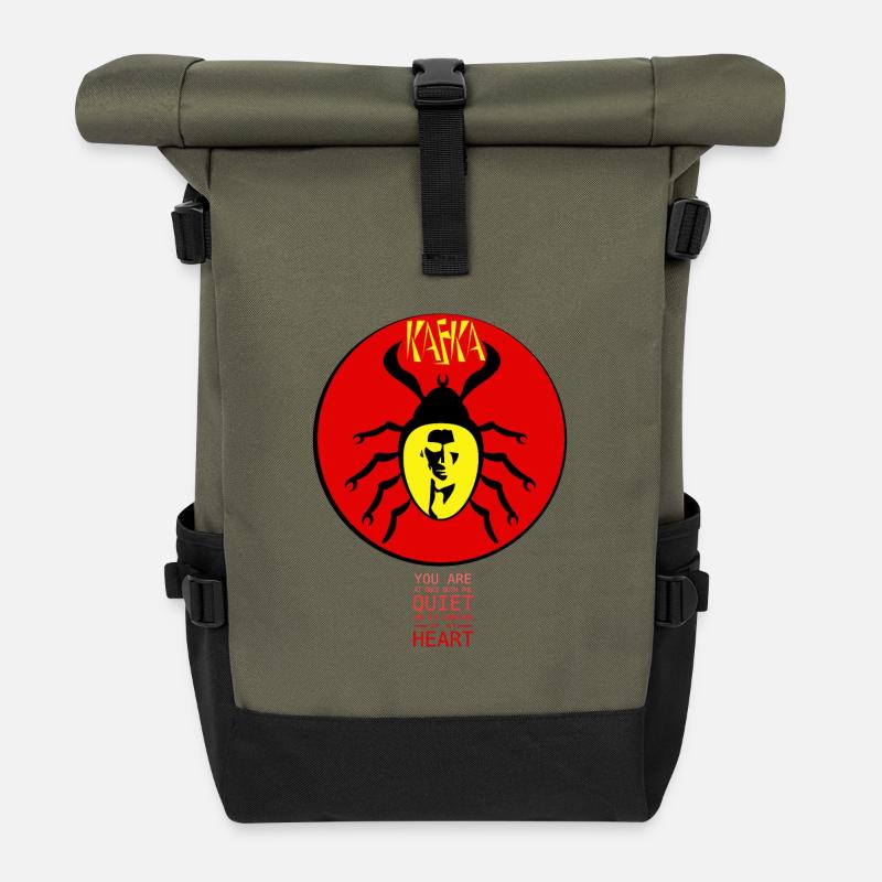 Franz Kafka - La transformation - Sac à dos roll top - olive/noir