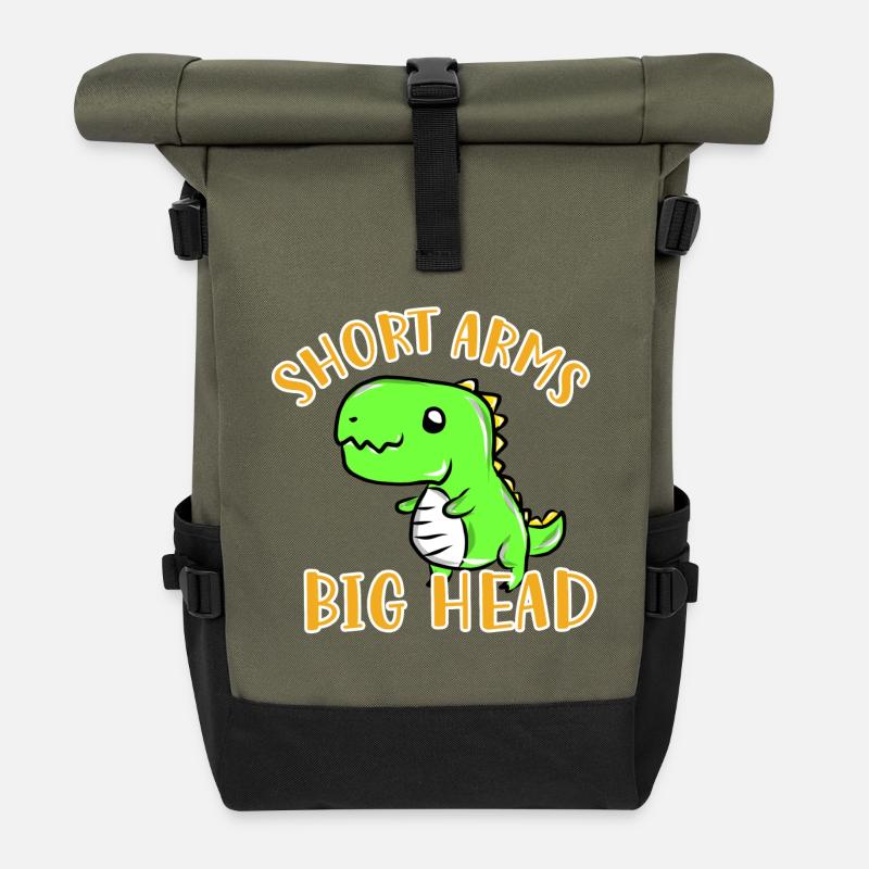 T-Rex - Rolltop Rucksack - Olive/Schwarz