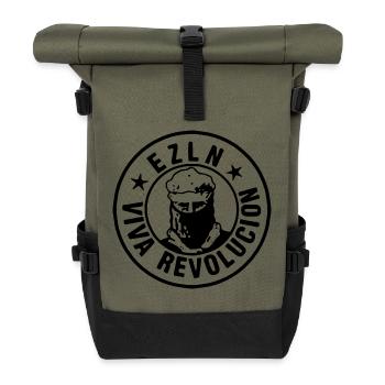 EZLN - Rolltop Rucksack - Olive/Schwarz - Vorne
