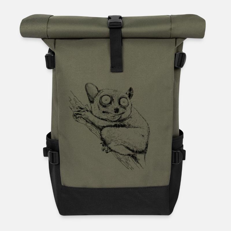 Tarsier - Sac à dos roll top - olive/noir