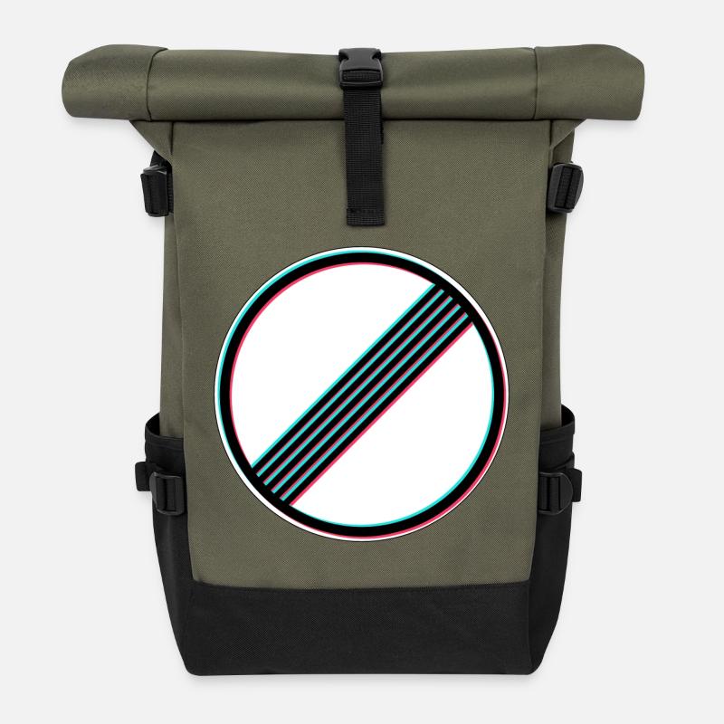 Pépin illimité - Sac à dos roll top - olive/noir