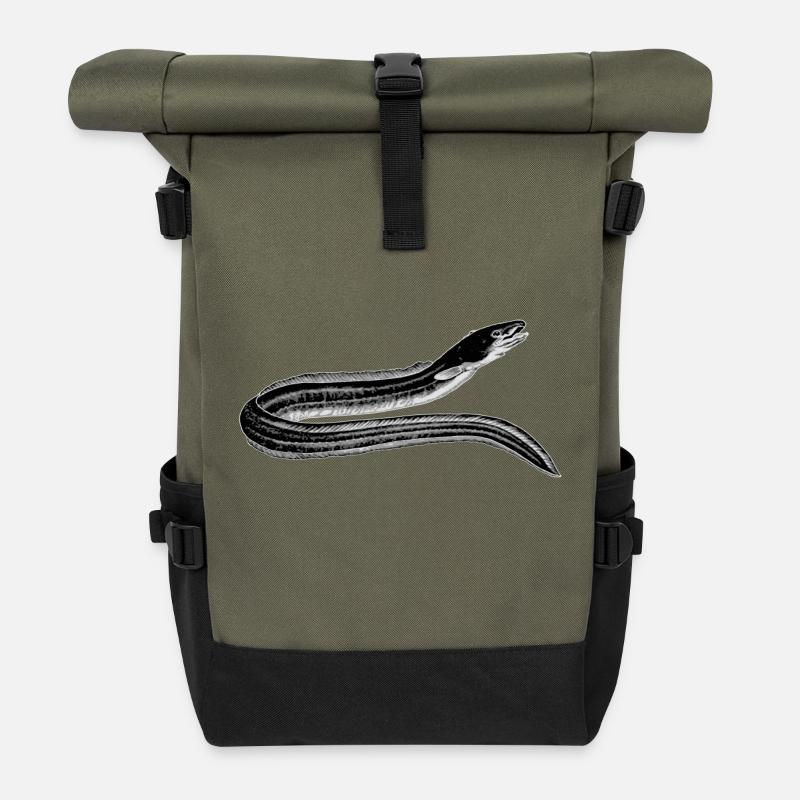 Aal - Rolltop Rucksack - Olive/Schwarz