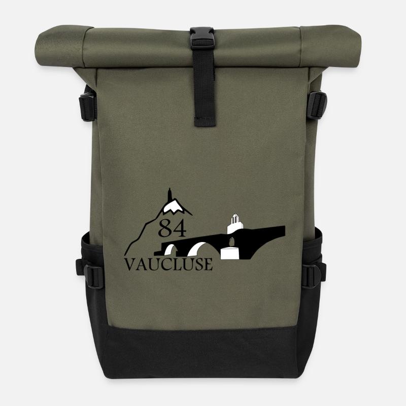 Vaucluse - Sac à dos roll top - olive/noir