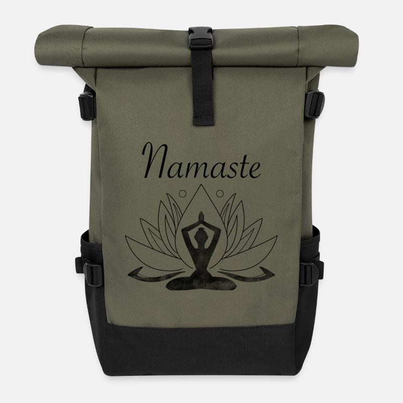Yoga - Rolltop Rucksack - Olive/Schwarz