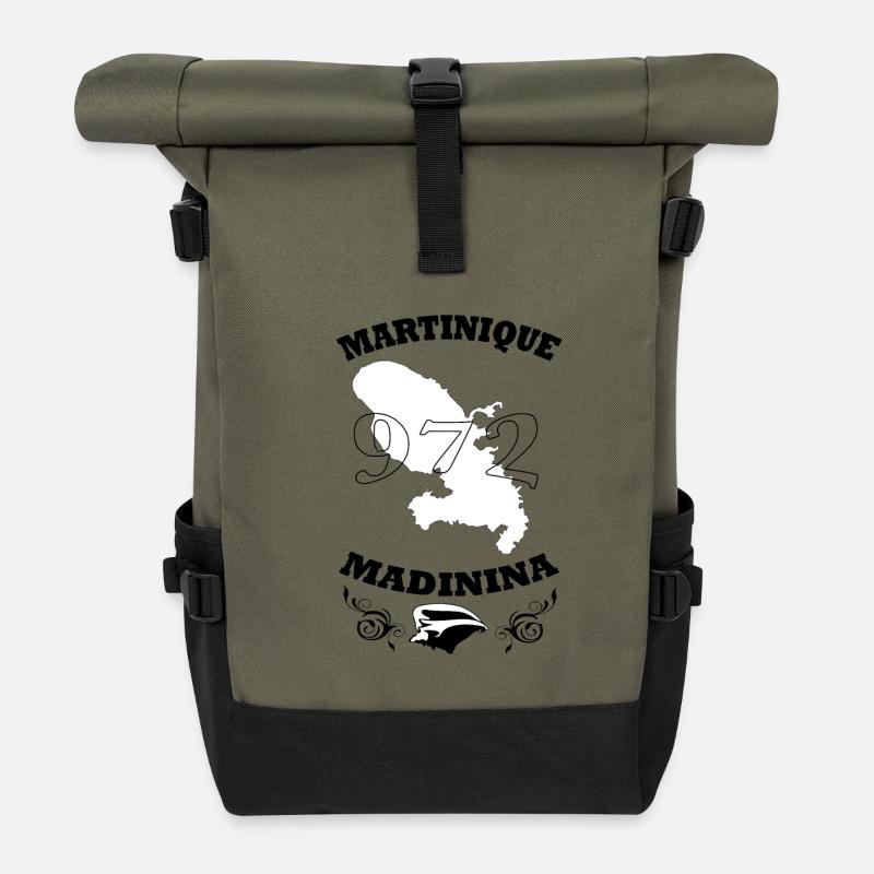 Martinique - Sac à dos roll top - olive/noir