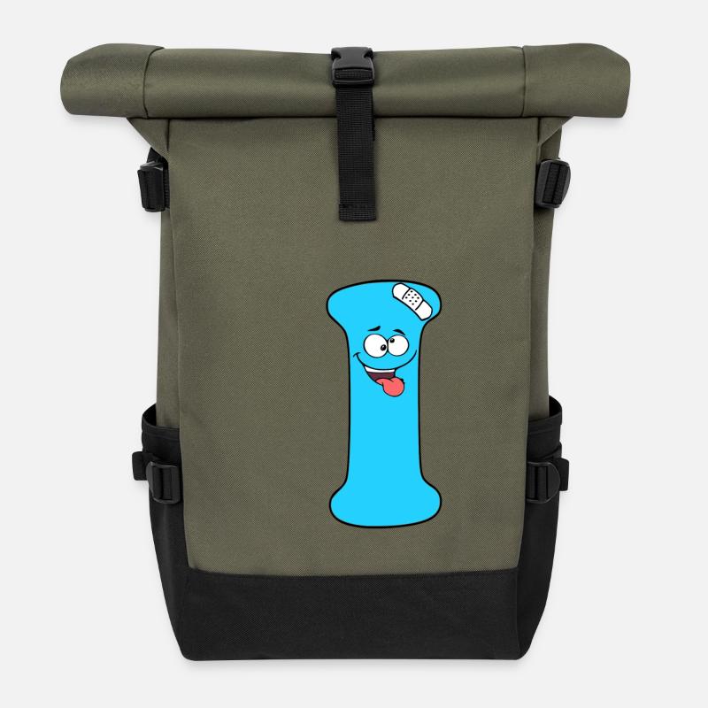 I - Rolltop Rucksack - Olive/Schwarz