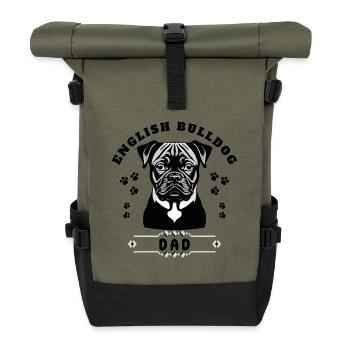 Deutsch Bulldog DAD - Sac à dos roll top - olive/noir - Devant