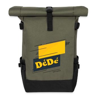 Dédé - Roll Top Backpack - olive/black - Front