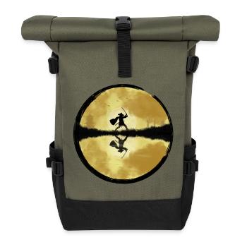 Samouraï - Sac à dos roll top - olive/noir - Devant