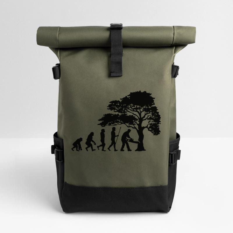 Lumberjack Tree Evolution sciure de bois Sac à dos roll top