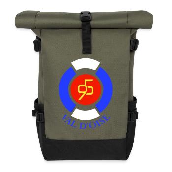 Val d'Oise - Rolltop Rucksack - Olive/Schwarz - Vorne