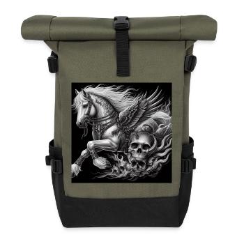 Pégase lourd - Sac à dos roll top - olive/noir - Devant