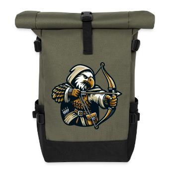 Skyward Archer: Der Adlerschütze - Rolltop Rucksack - Olive/Schwarz - Vorne
