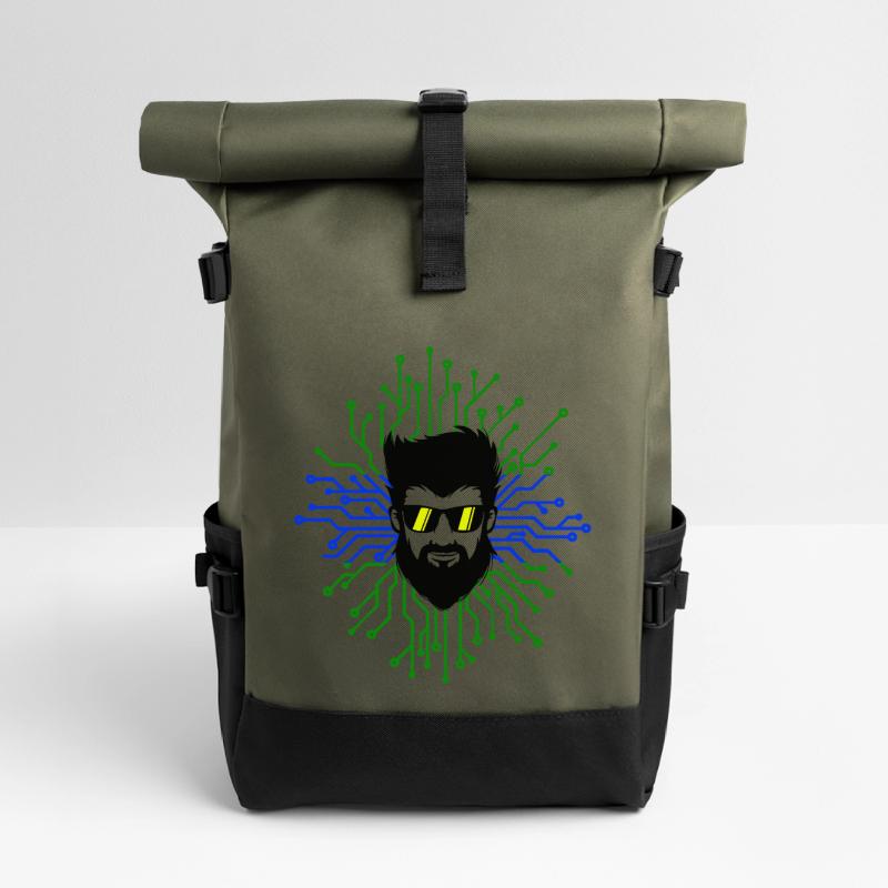 Nerd Developer Computer Code Informatik Debug Rolltop Rucksack