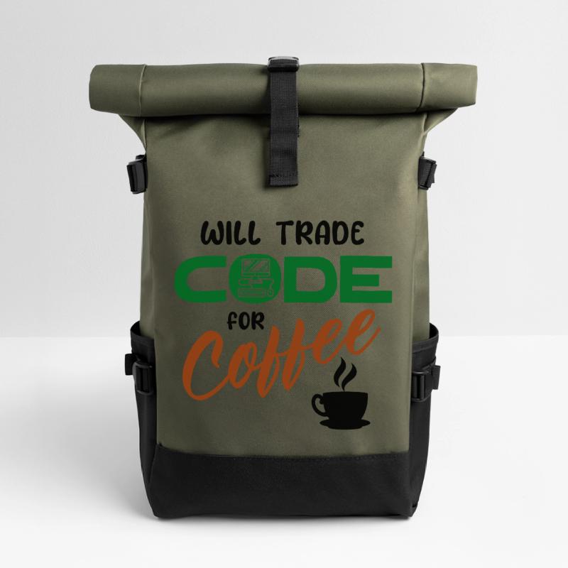 Code Statement Developer Computerfreak Informatik Rolltop Rucksack