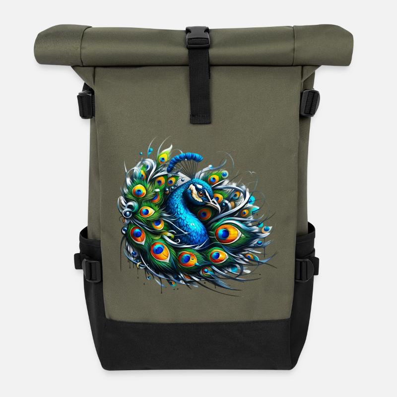 Pfau - Rolltop Rucksack - Olive/Schwarz