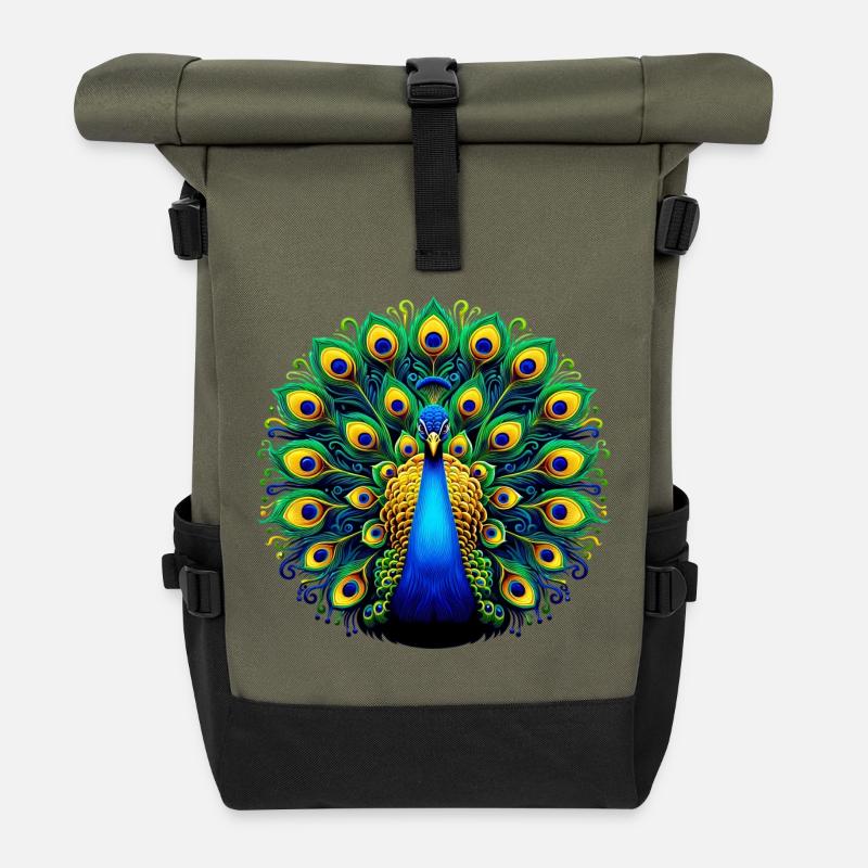 Pfau - Rolltop Rucksack - Olive/Schwarz