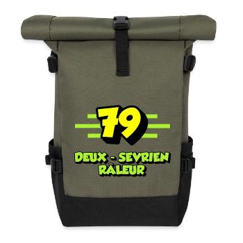 Two grumbling Sevrians - Roll Top Backpack - olive/black - Front