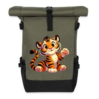 Tiger 6 - Rolltop Rucksack - Olive/Schwarz - Vorne