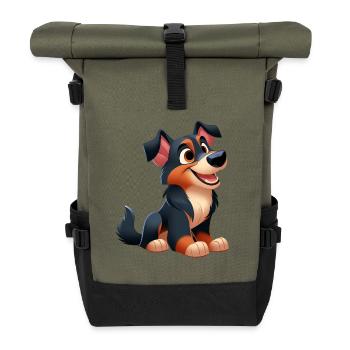 Beauceron 3 - Roll Top Backpack - olive/black - Front