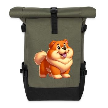 chowchow 3 - Roll Top Backpack - olive/black - Front