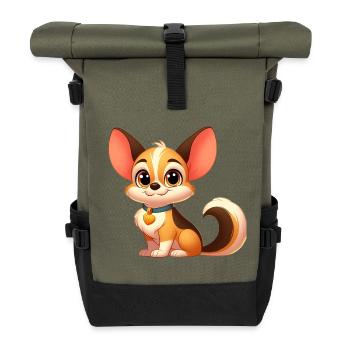 chihuahua - Sac à dos roll top - olive/noir - Devant