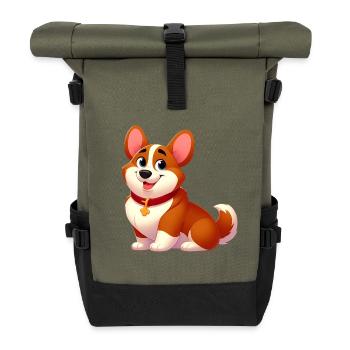 Corgi 16 - Roll Top Backpack - olive/black - Front