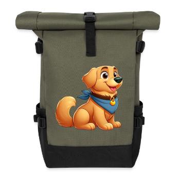 Labrador 3 - Rolltop Rucksack - Olive/Schwarz - Vorne