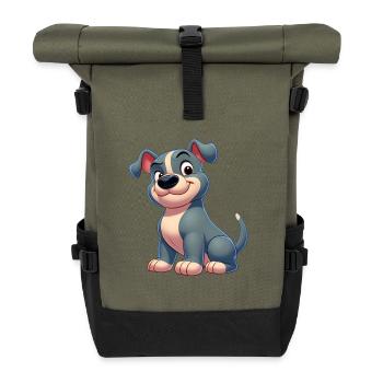 Pitbull 2 - Roll Top Backpack - olive/black - Front
