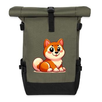 Shiba 4 - Roll Top Backpack - olive/black - Front