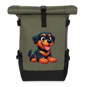 Rottweiller 3 - Rolltop Rucksack - Olive/Schwarz - Vorne