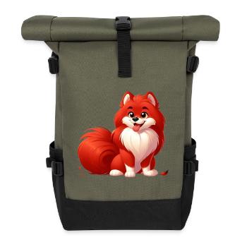Spitz 2 - Rolltop Rucksack - Olive/Schwarz - Vorne