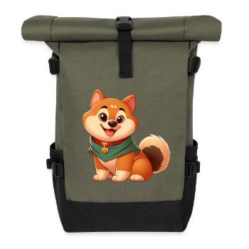 Shiba 2 - Roll Top Backpack - olive/black - Front