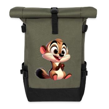 Wiesel - Rolltop Rucksack - Olive/Schwarz - Vorne