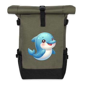 Zweiter Platz 2 - Rolltop Rucksack - Olive/Schwarz - Vorne